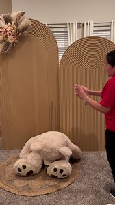 Una decoración con oso #babyshower #genderreveal #globos #balloons #arte #tips #trucos #gabystips | Gaby and family creations