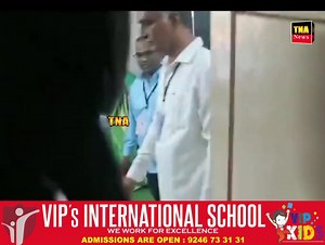 #Telangana Chief Minister K ChandraShekar Rao accompanied by his wife cast vote at Chintamadaka village of Siddipet Rural Mandal. | TNANews