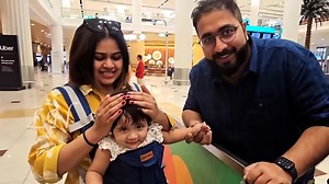 552K views · 5.5K reactions | അനുക്കുട്ടിയോടും സരസ്വതി മോളോടും ഒപ്പം വിഷ്ണുവിനെ കാണാൻ ദുബായിലേക്ക്. സരസ്വതി മോളുടെ ആദ്യത്തെ വിദേശയാത്ര #lekshminair #dubai | Dr. Lekshmi Nair | Facebook