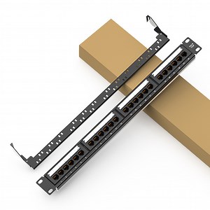 [Hot Item] Unshielded Modular Patch Panel 24 Port with Cable Tie Accessories