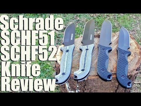 Schrade SCHF51 & SCHF52 Outdoor Knife Review and Field Test