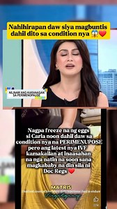 Nagpa IVF (In Vitro Fertilization) na po sya at pag ganito ang procedure malamang ay Twins. Godbless Bless Carla Abellana and Dr. Reginald Santos 🥰❤️ #everyoneシ゚ #lifestyle #celebrity #CelebrityNews #CarlaAbellana #CarlaAbellanaUpdate #support #virals #fbreelsfypシ゚ #reelsviralシ | Virgil Gray