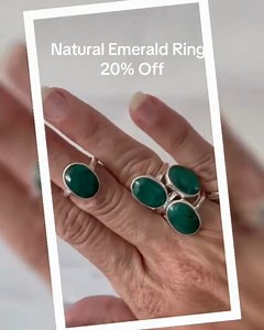 Just dropped: the Ovale Natural Emerald Ring 💚 New and on sale? Don’t wait. ⭐️20% off all Emeralds this May Crafted with a raw, natural emerald. Each stone tells its own story. New. Meaningful. On sale. This is your sign. Shop Now: https://desiderate.com.au/products/ovale-emerald-ring | Desiderate