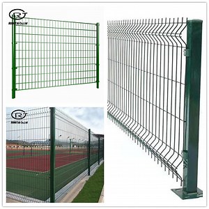 [Hot Item] 3D Curved Fence PVC Coated Iron Wire Fence Steel Panel