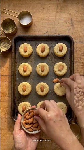 Bakery Style Naan Khatai in 30 Seconds 🍪 | Crispy & Soft Cookies Recipe #Shorts #food