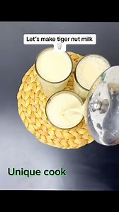 How to make tiger nut milk. #trendingreelsvideo #uniquecook #foodblogger #foodlover #foodrecipes #foodie #trendingvideo | Unique cook