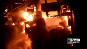 DEVELOPING: An oil rig exploded in the gulf, near New Orleans overnight. The search continues for a missing crew member while 7 others are seriously injured: http://2wsb.tv/2kRXvU7 | WSB-TV