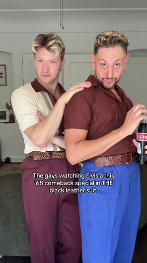 Iykyk. Now I know why the gays love leather 🕺@Kuba Kacprowicz #elvispresley #elvis #fyp #foryoupage #gay