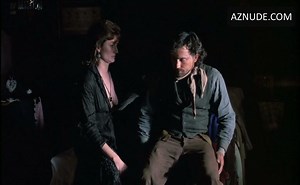 Lisa Banes Sexy Scene in Young Guns