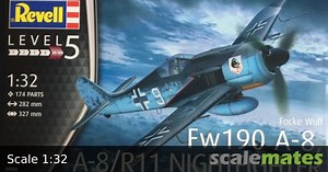 Focke Wulf Fw190 A-8, A-8/R11 Nightfighter, Revell 03926 (2017)