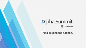 2022 Alpha Summit by CFA Institute - CFA Institute Alpha Summit 2022