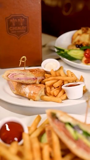Looking for the perfect lunch? Warm Ardennes Ham & Gruyère with mustard on a toasted baguette is all you need at #Waterzooi! 🍞🧀 #belgianfood #longislandeats #longislandfoodie #belgianstyle #lunch #sandwich | Waterzooi Belgian Bistro