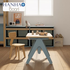 [Hot Item] Только B2b Деревянная мебель для детей Boori Небольшой стол для чтения в детском саду, высота регулируемая, набор стола и стула для учебы