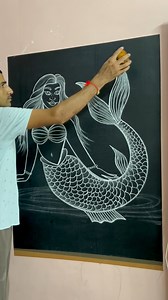 11K views · 163 reactions | Mermaid drawing challenge |||| #artist #draw #mermaid #reelsviralシfb | Artist Naresh kumar | Facebook