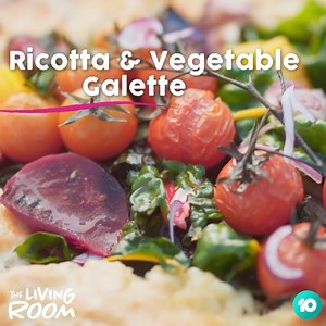 Miguel gets his hands dirty and creates an incredible rustic tart using freshly grown vegetables! #TheLivingRoom | The Living Room