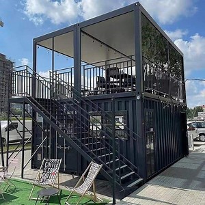 [Hot Item] 20/40FT Shipping Container Bar Cafe Container with Kitchen Coffee Beer Bar Restaurant Container
