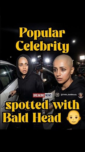 Popular Celebrity spotted with Bald Head