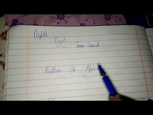 Depth first search in artificial intelligence