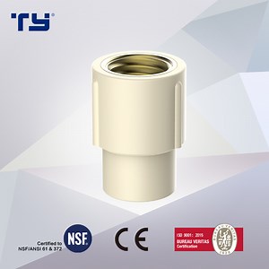 [Hot Item] Female Adapter of Hot and Cold Water Brass Plastic Fitting ASTM D2846 Standard Plastic/CPVC/PVC/Pressure Pipe Fittings