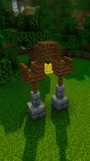 Easy Minecraft Bell Build #minecraft #minecraftbuild #tutorial #tiktok