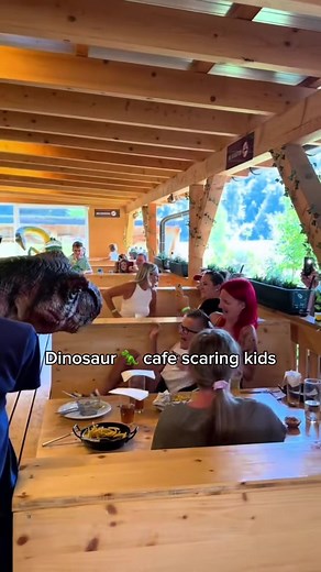 Dinosaur Prank: Scaring Kids with a Funny Surprise