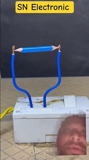 pencil and 220 volt electricity 🔌#techexperiment #diy #shortsfeed