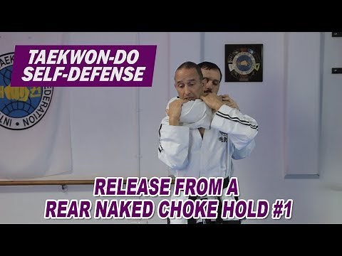 Release from a rear naked choke hold #1
