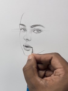 This drawing is 'pretty '😍❤️ | Vpraveenart