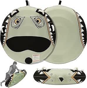 The Lake Monster - Premium Inflatable Tube for Boating - 1-2 Person Towable Boat Tube - Heavy Duty Tubes for Endless Lake Fun