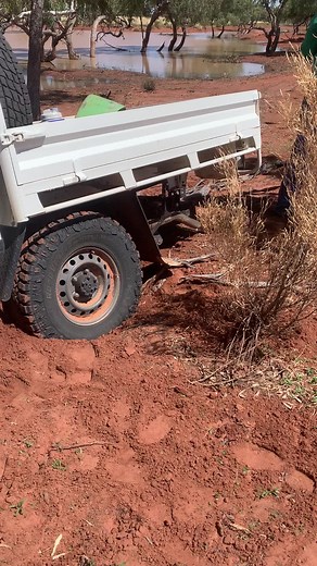 Lil bit stuck aye #fypシ #bogged #worklife #aussiethings