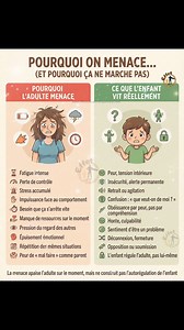 78K views · 286 reactions | La menace soulage l’adulte sur l’instant, mais transfère la charge émotionnelle à l’enfant | Effet Auto-développement | Facebook