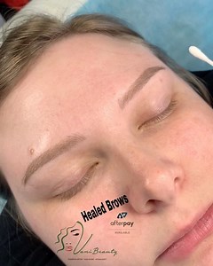 11 reactions | Healed Combination Brows - Natural Dark Brown ☺️#healedbrows #browshealed #browshealed #naturalbrows | Eyebrow microblading- permanent tattoo | Facebook