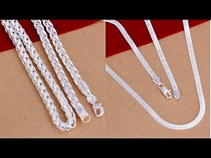 👌👌 Latest Silver chain design for boys👌👌 trending Silver chain designs for man💪💪