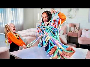 LITTLE Sister Gets BIG Sister TANGLED UP | D.C.’s Family