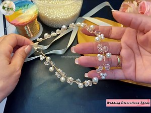 14K views · 1.3K reactions | How to make beautiful wedding headband | Wedding Decoration Ideas | Facebook
