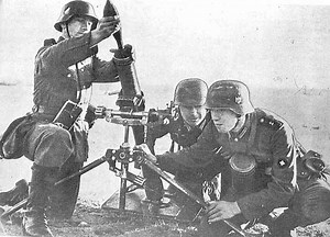 8cm schwerer Granatwerfer 34 - Mortier