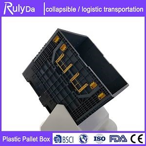 [Hot Item] Bac empilable industriel large, pliable et réutilisable, meilleur vendeur et très résistant