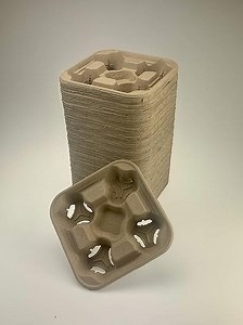 [Hot Item] Disposable Eco-Friendly Wheat Straw Pulp Sugarcane Pulp Bagasse Paper Tray