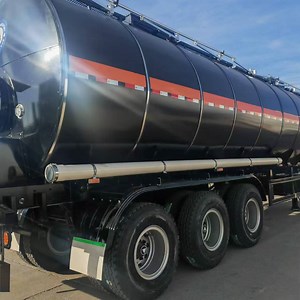 [Hot Item] Cimc Bitumen Tanker 3 Axles Asphalt Tanker Trailer for Road Construction Africa
