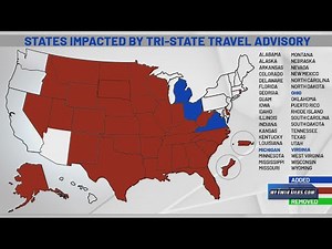 Three states added to tri-state travel advisory