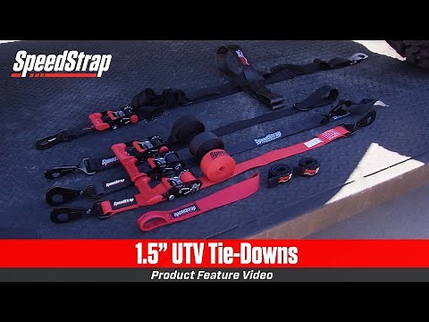 SpeedStrap 1.5" UTV Tie Downs - Product Feature Video