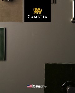 Your clients will love our durable, maintenance-free, powerfully bold and modern designs. Experience the Cambria difference – order your sample today. | Cambria