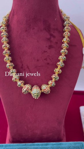 Real stone kanthi mala | Damani