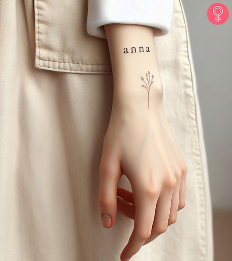 Top 50  Name Tattoo Designs To Honor Your Loved Ones