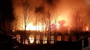 VIDEO: Massive fire destroys mill in Somersworth