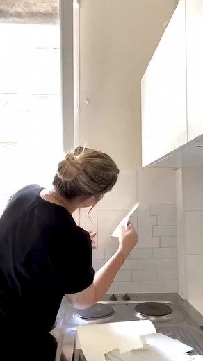 Rénovation cuisine 🙌🏻 #cuisine #Paris #fixerupper #parisian #kitchencheck #renovation #upcycled