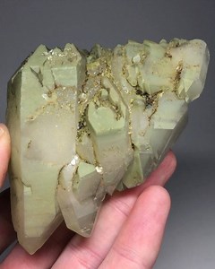 🍏 Unbelievable, Double #Terminated, #Chlorite #Included #Skeletal #Elestial #Quartz with #Phantom and Exquisite #Luster from #Madagascar $165 delivered 🍐🥝🥒 | Shawn's Fine Minerals