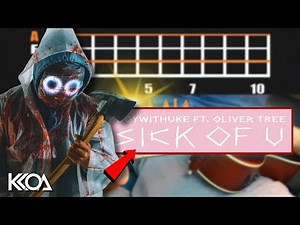 BoyWithUke - SICK OF U Easy Ukulele Tutorial