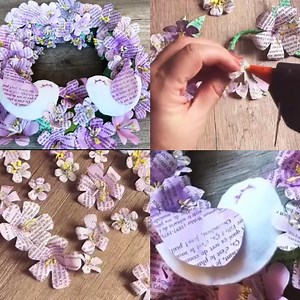 394K views · 2.3K reactions | C’è amore nell’aria con il video Tutorial di Maria Veneziano! i libri utilizzati sono stati recuperati in discarica ♻️♻️♻️ Il video completo lo trovi nel nostro canale YouTube www.youtube.com/c/creativemamy | CreativeMamy | Facebook