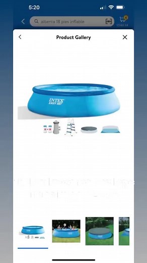 Intex 18x 48”Inflatable Easy Set Above Ground Round Swimming Pool w/ Ladder & Pump $200 | Isabel Gaytan Bodega | Facebook